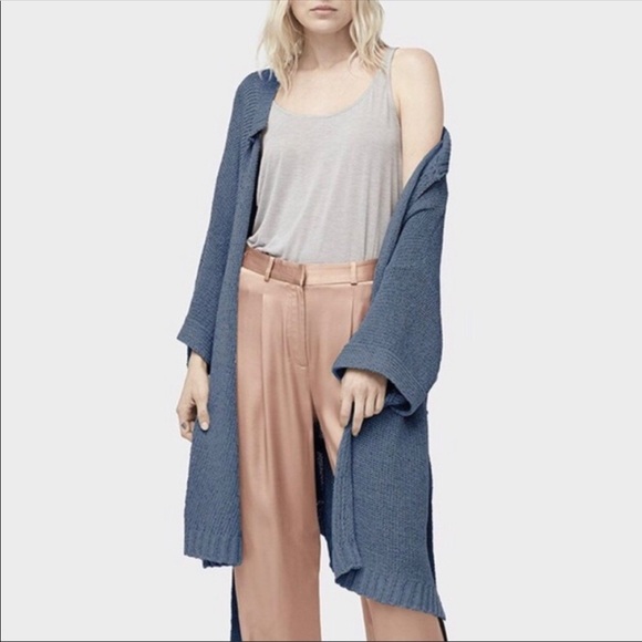 UGG Kennedy sweater, blue kimono wrap - Picture 2 of 7